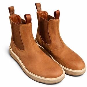 Sorel Brown Leather Chelsea Boots